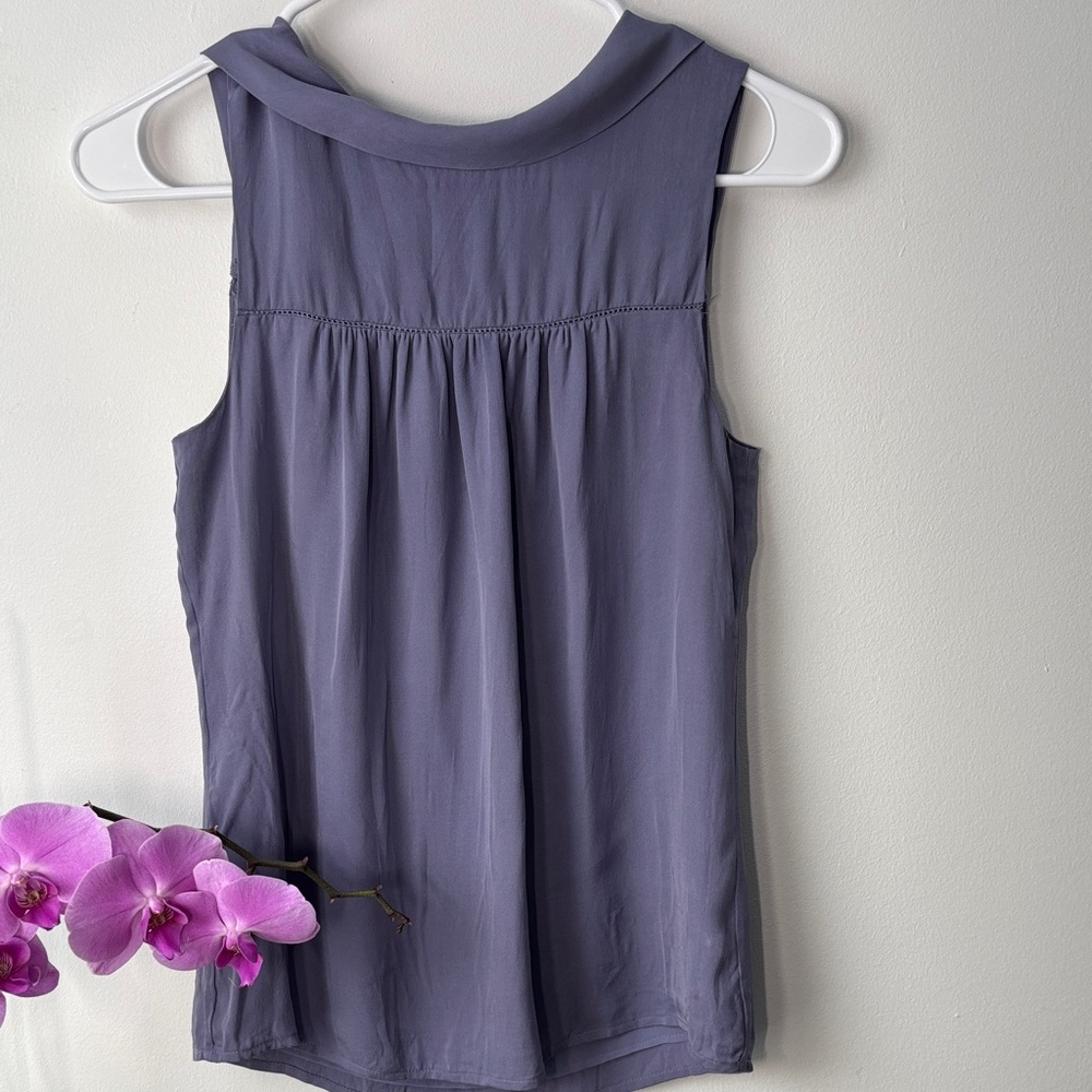 J. Crew Sleeveless Lavender Purple Drapey Camisole